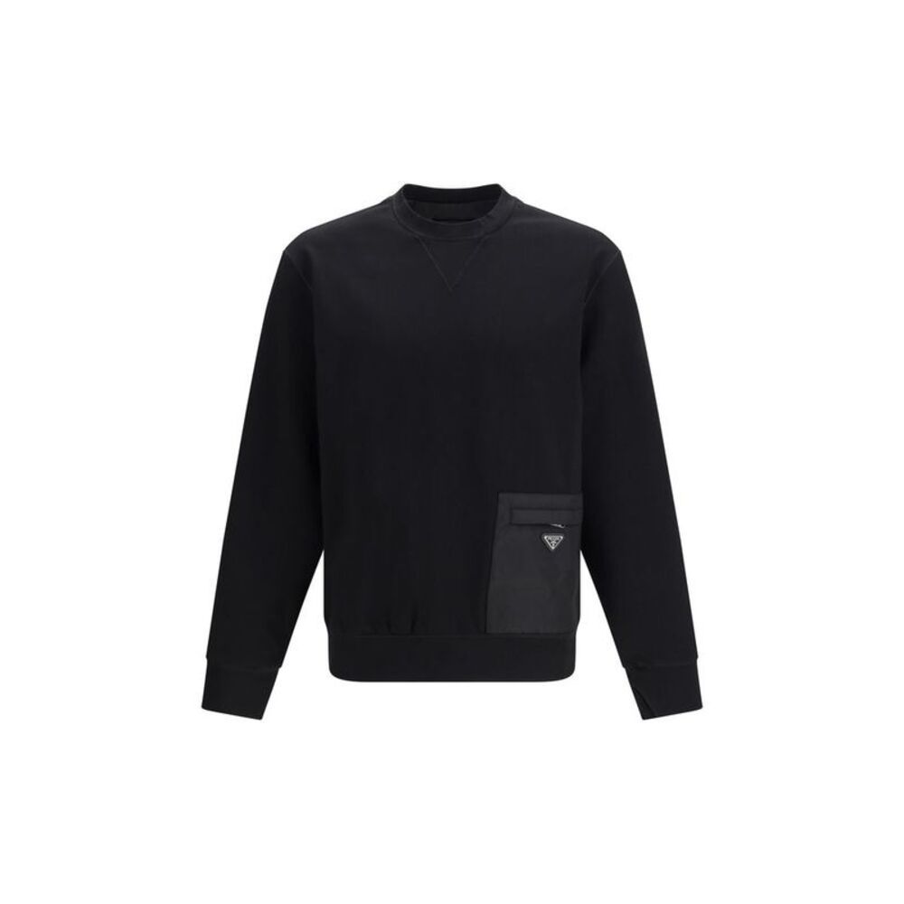 Prada Black Viscose Men's Sweatshirt
